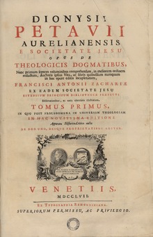 Dogmata theologica, 1757